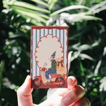 LDV Xmas mini card - My bike is my sleigh (10 Sheets)