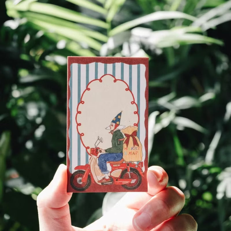 LDV Xmas mini card - My bike is my sleigh (10 Sheets)