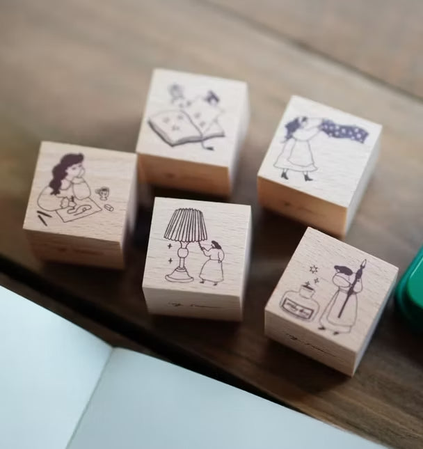 Ivysnow rubber stamp - Ink and Pen