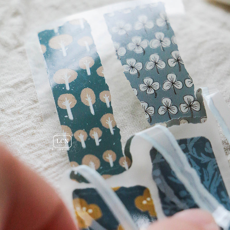 LCN Piece of paper PET tape/Washi tape with kiss-cut
