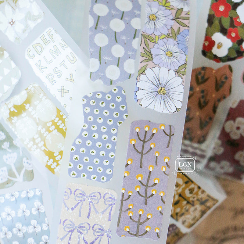 LCN Piece of paper PET tape/Washi tape with kiss-cut