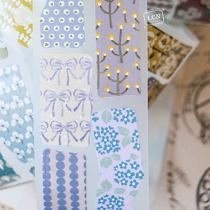 LCN Piece of paper PET tape/Washi tape with kiss-cut