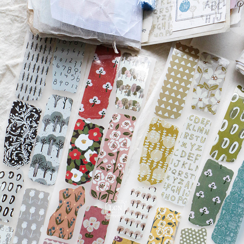 LCN Piece of paper PET tape/Washi tape with kiss-cut