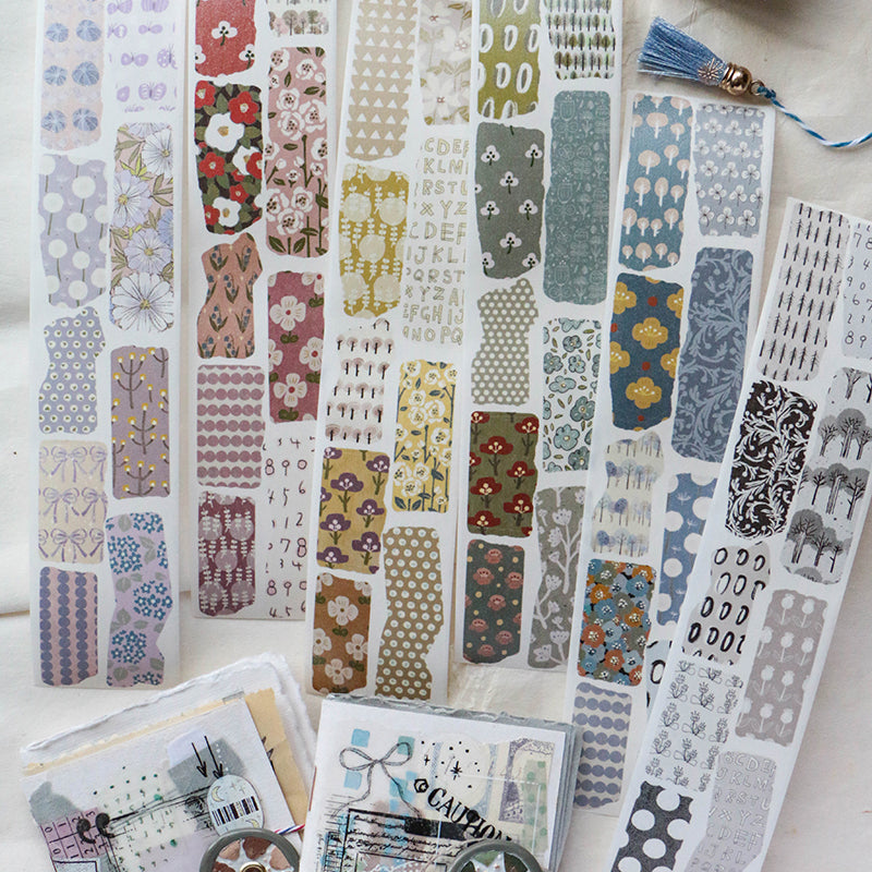 LCN Piece of paper PET tape/Washi tape with kiss-cut
