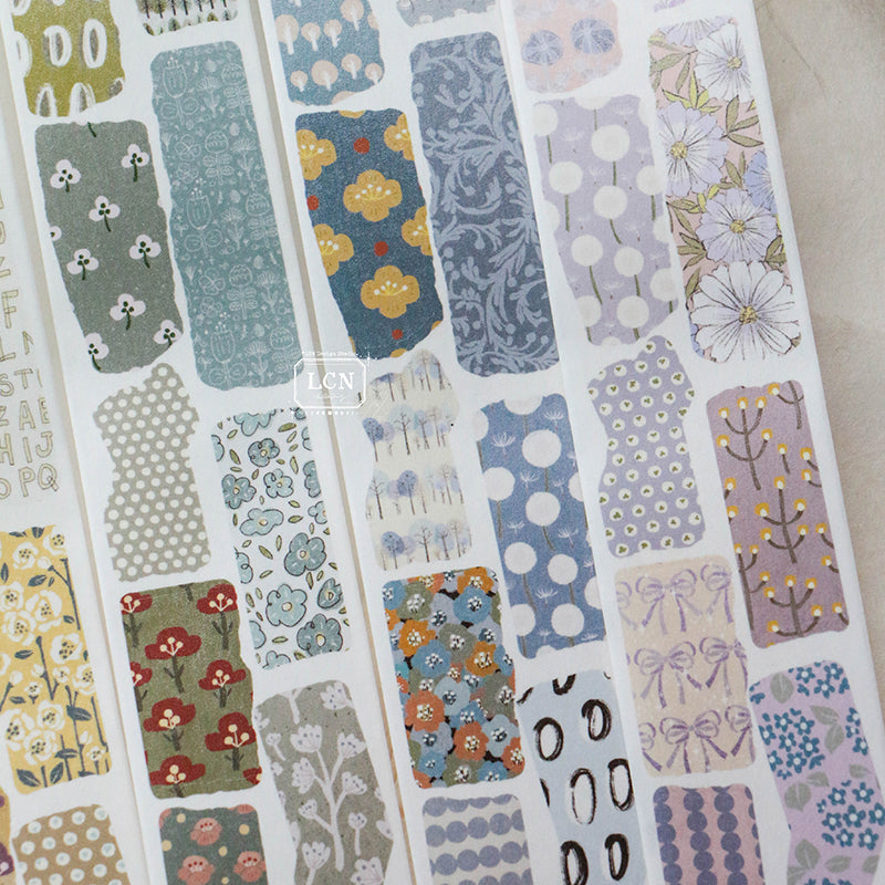 LCN Piece of paper PET tape/Washi tape with kiss-cut