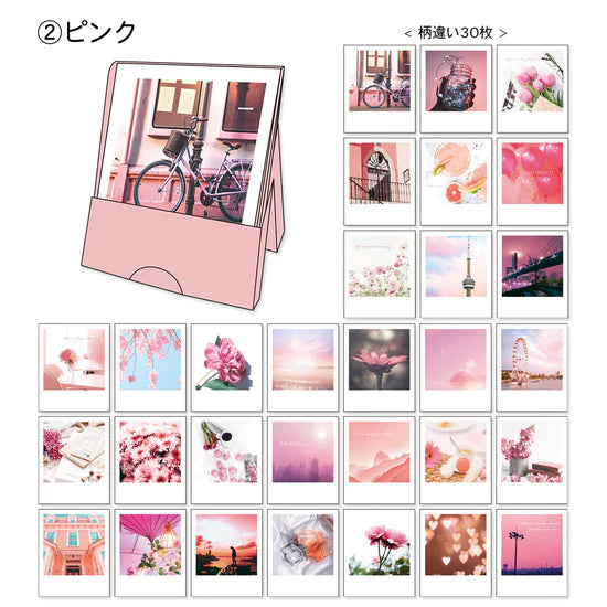 Pine Book Photo Stand Memo - pink