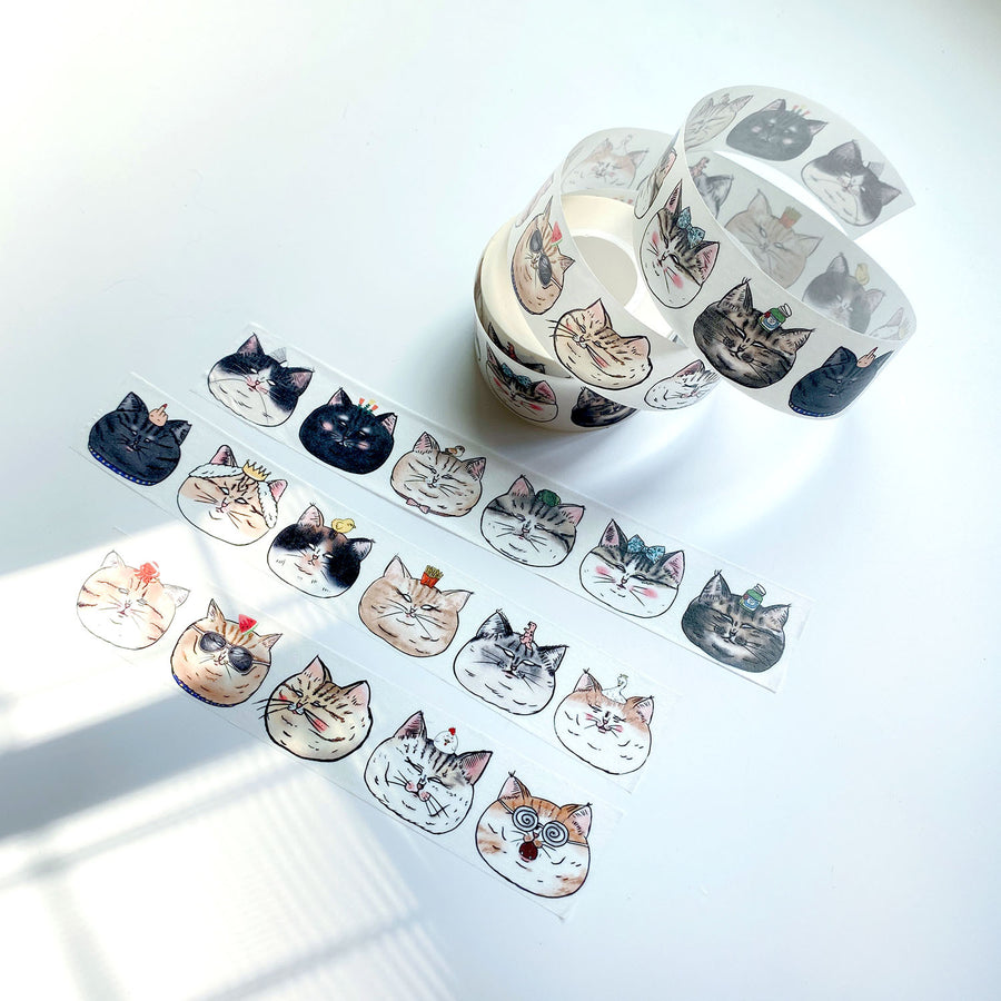 Shock Mama Washi Tape - Cat Head