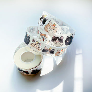 Shock Mama Washi Tape - Cat Head