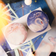 Teayou Die-Cut Tracing Paper Memo Roll - Day & Night
