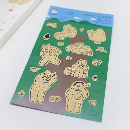 Ajassi Sticker - Who is Asiatic black bear