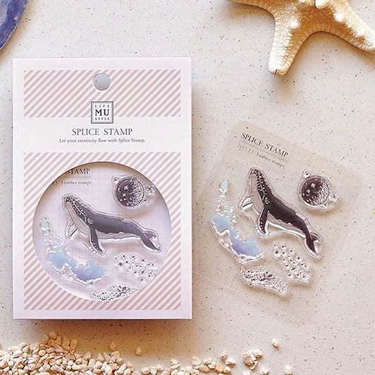 MU Clear Splice Stamp Set - Nature