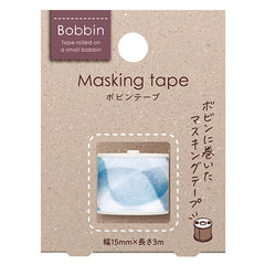Kokuyo bobbin masking tape - organza blue