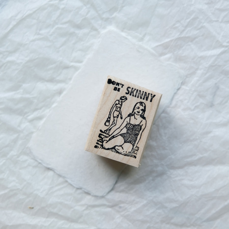 100 Proof Press Rubber Stamp Set - Vintage Female Icon