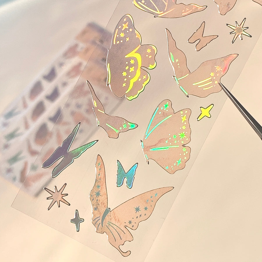 mewmewbeam vintage sticker - Butterfly