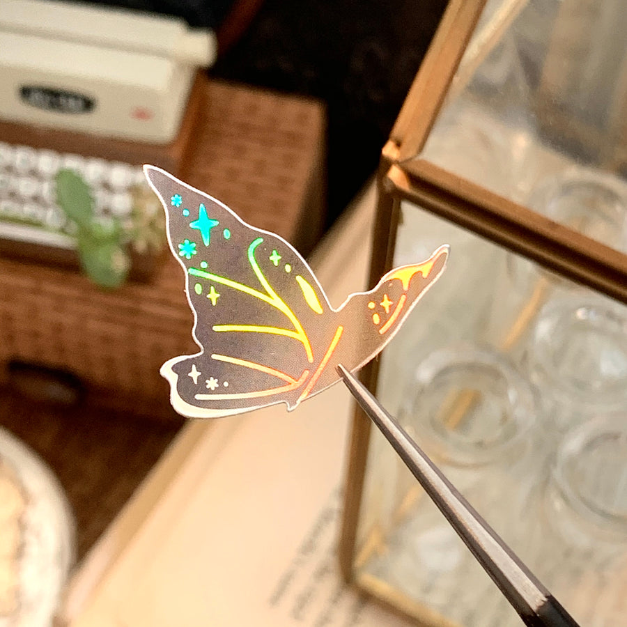 mewmewbeam vintage sticker - Butterfly