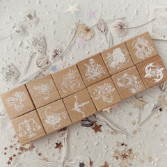 Journal Pages Zodiac sign Rubber Stamps