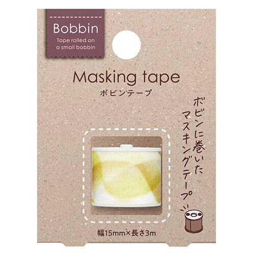 Kokuyo bobbin masking tape - organza yellow
