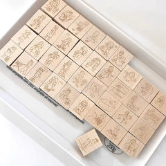 B.Book Girl's Daily Rubber Stamps