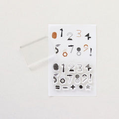 Mizushima JIZAI Clear Stamp - Number