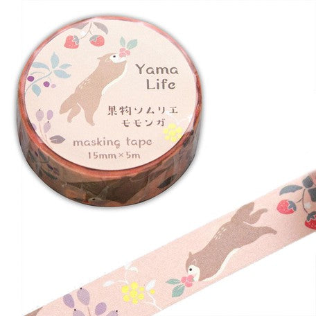 Yama Life Animal Washi Tape - Flying Squirrel
