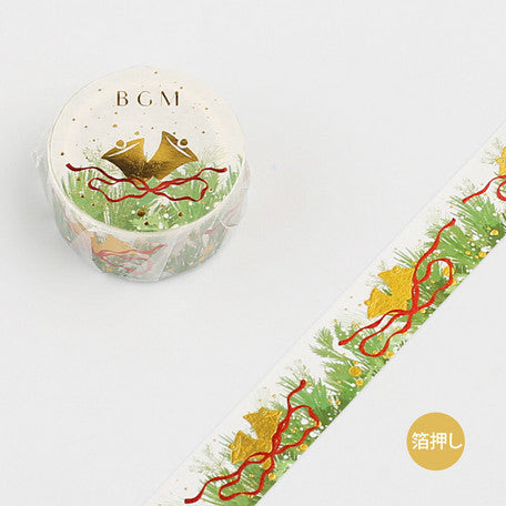BGM Christmas Washi Tape【Limited Edition】