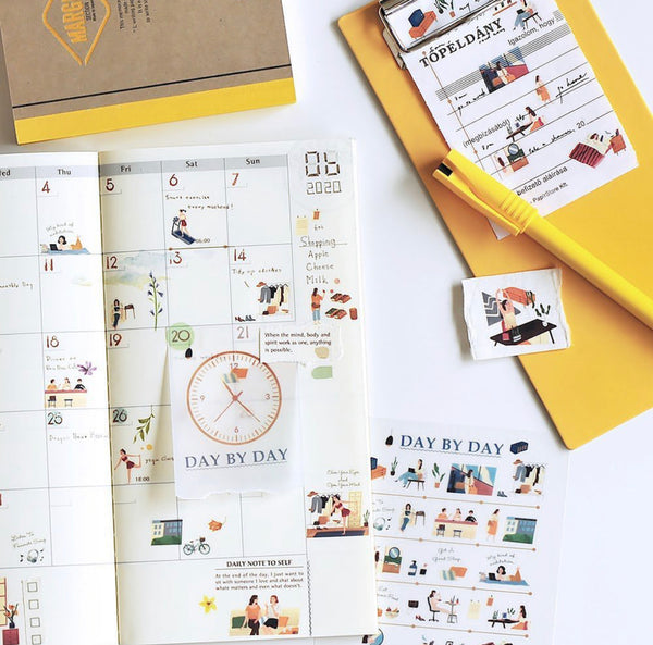 MU Print-On Sticker Daily life Series – journalpages