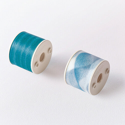 Kokuyo bobbin masking tape - organza blue