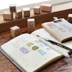 Plain Stationery Tryin' on Rubber Stamp