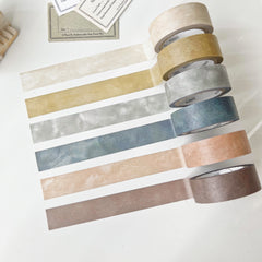 Saien x Miki Tamura multi colour washi tape 6 colour set - 2