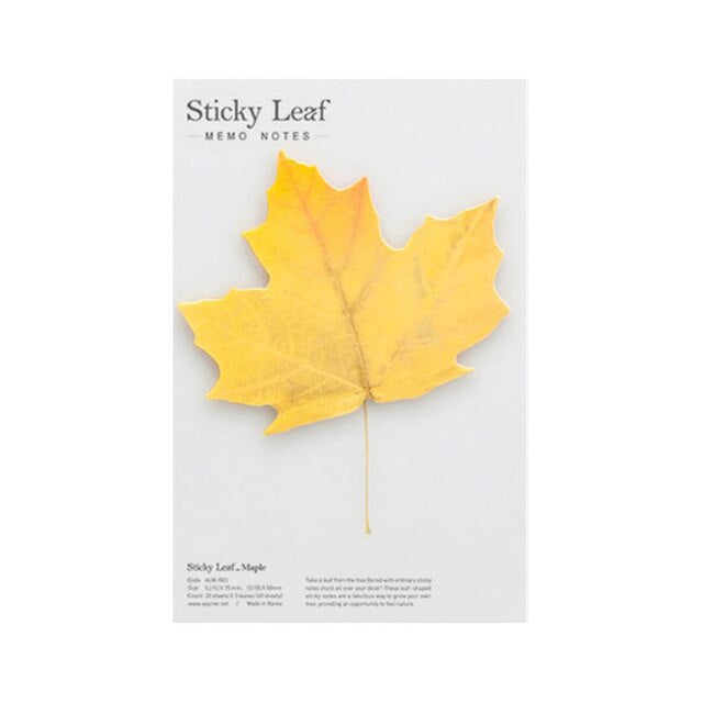 Appree Maple Sticky Leaf Memo Note