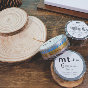 MT Slim Deco C Washi Masking Tape - 3 rolls