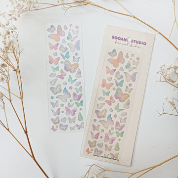 Sooang Studio Sticker - colourful butterfly