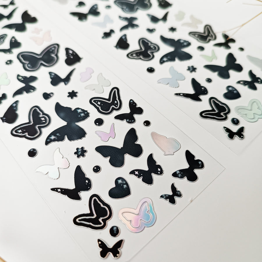 Sooang Studio Sticker - Black butterfly