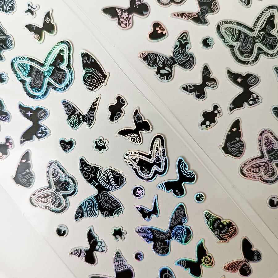 Sooang Studio Sticker - Black butterfly