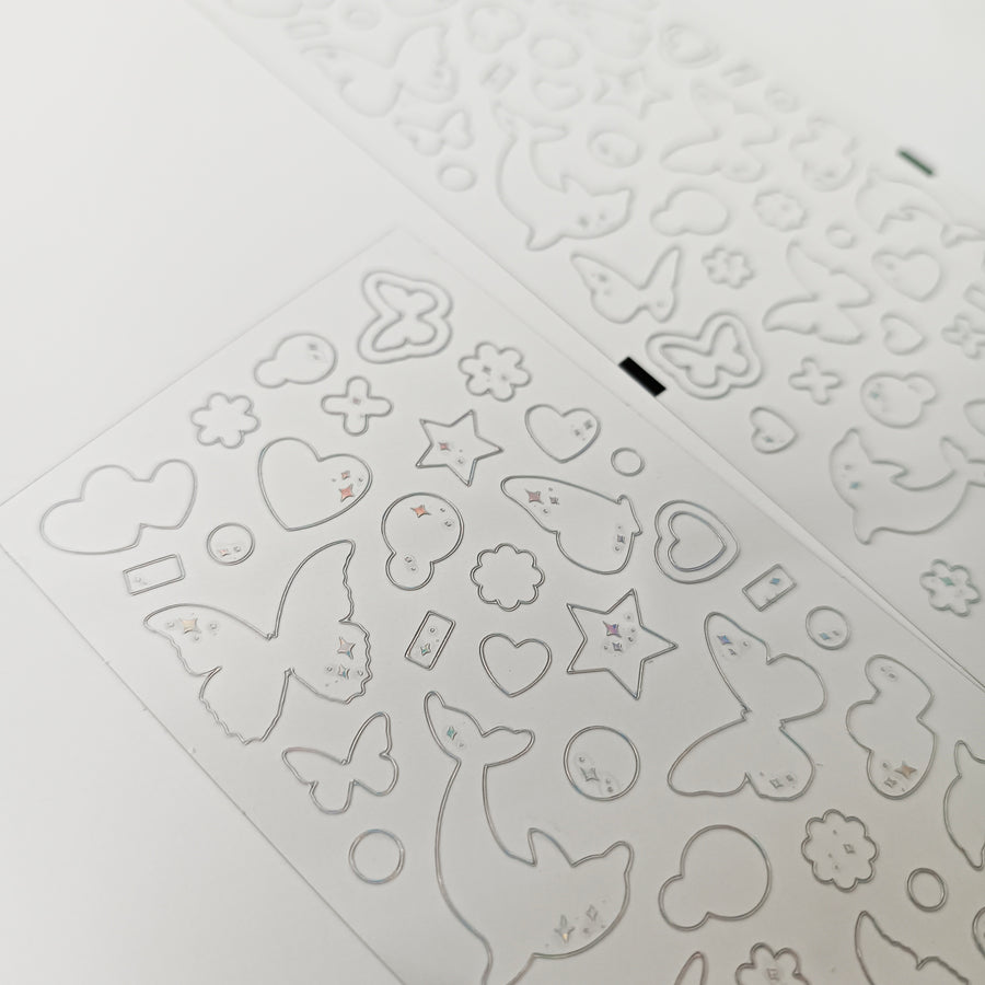 Sooang Studio Sticker - Outline butterfly