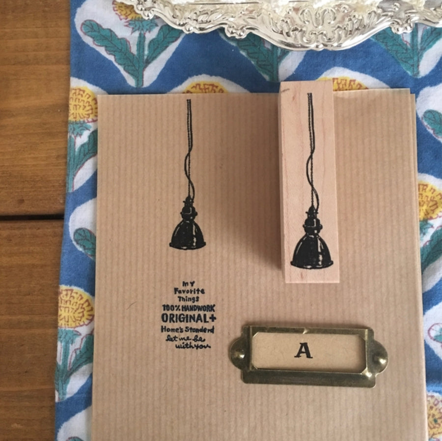 Kubominoki Hanging Lights Rubber Stamp - Hanging Bell-Shaped Pendant Light