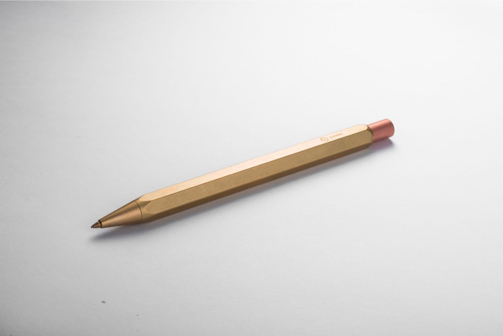 筆記具 THE WEIGHT OF WORDS Mechanical Pencil Ystudio - The Weight Of Words Brass Sketching Pencil - Gold