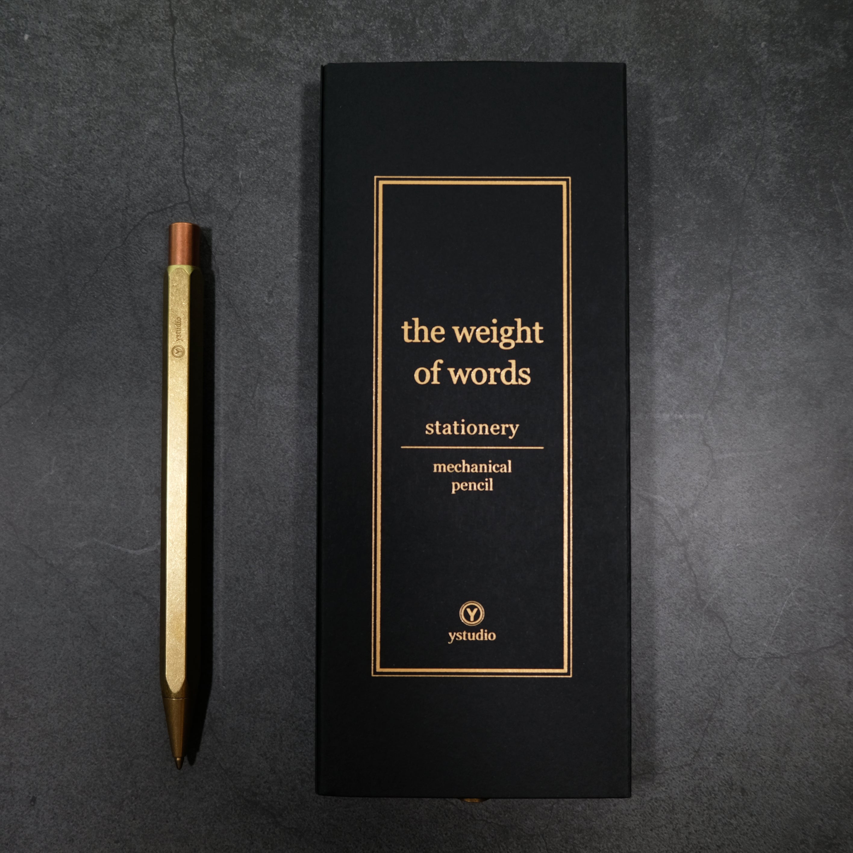 筆記具 THE WEIGHT OF WORDS Mechanical Pencil YstudioClassicMechanicalPencil