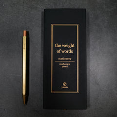 筆記具 THE WEIGHT OF WORDS mechanical Pencil YstudioClassicMechanicalPencil