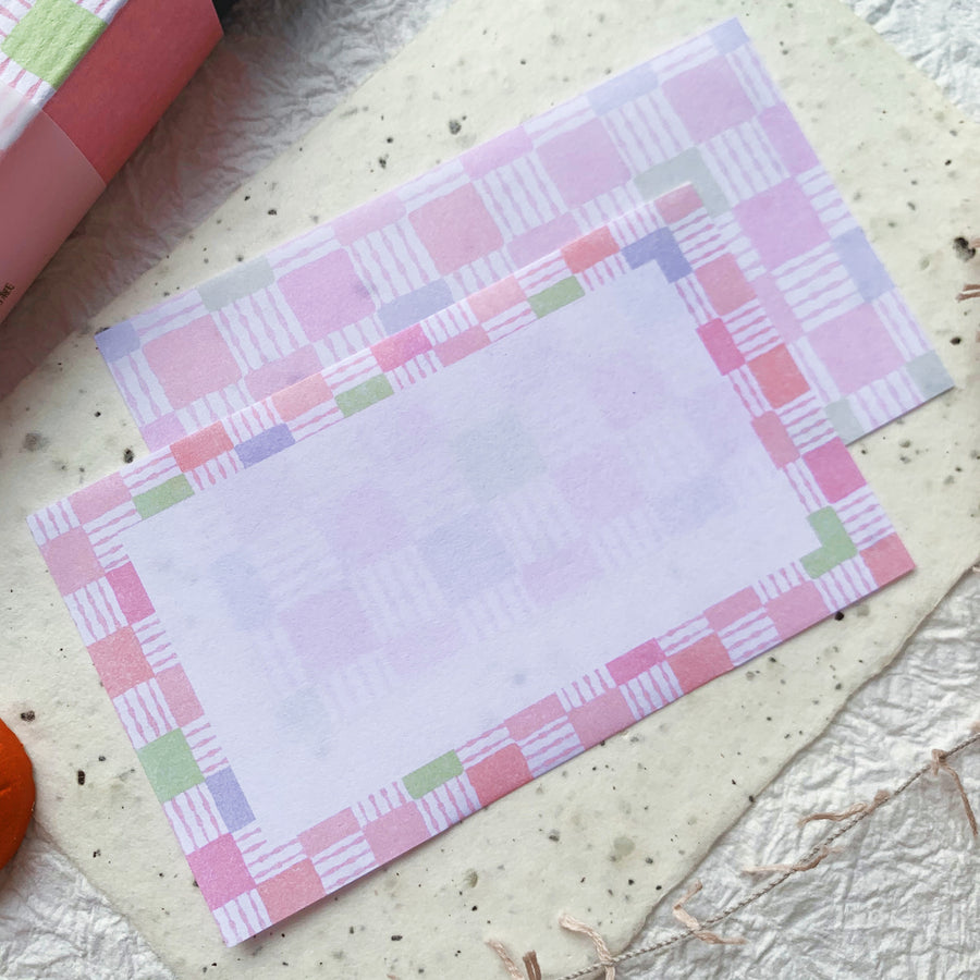 Wanowa Japanese paper memo -  Pink