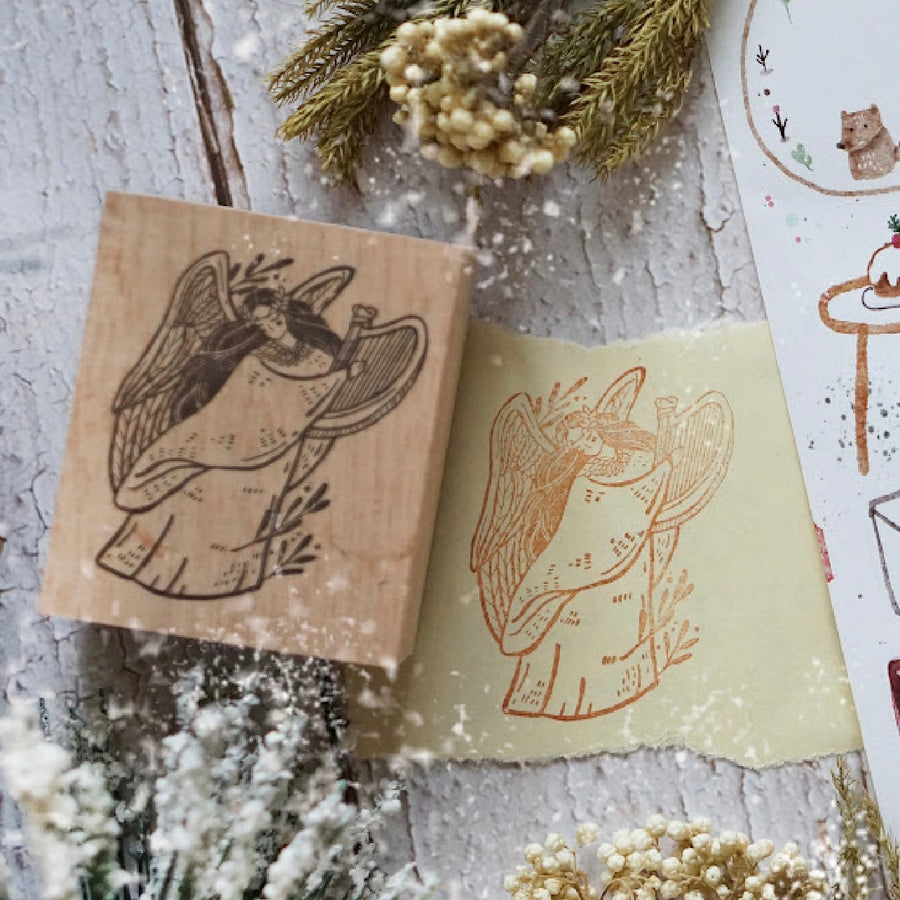 Black Milk Project Christmas series Rubber Stamp - Christmas Angel set