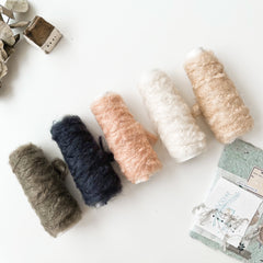 Avril Marshmallow mohair Minicone Yarn