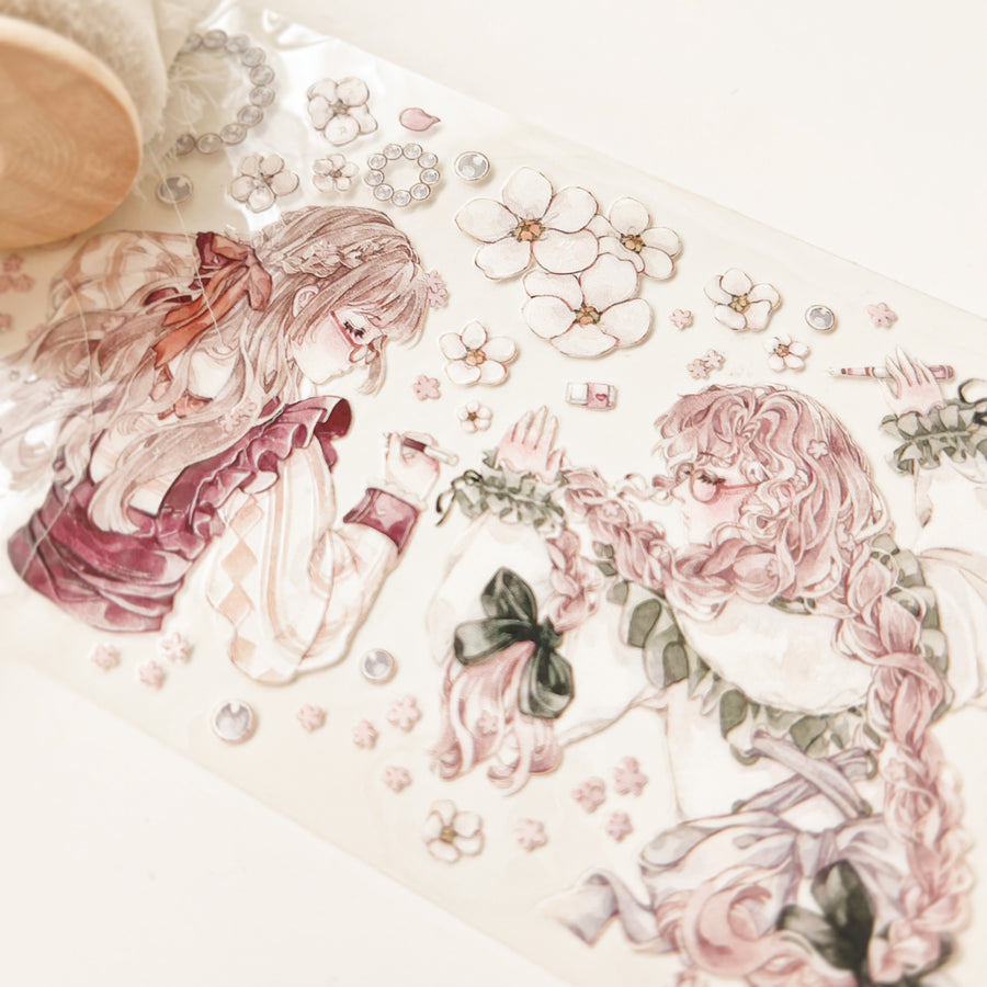 MooKA Studio rose garden crystal pet tape