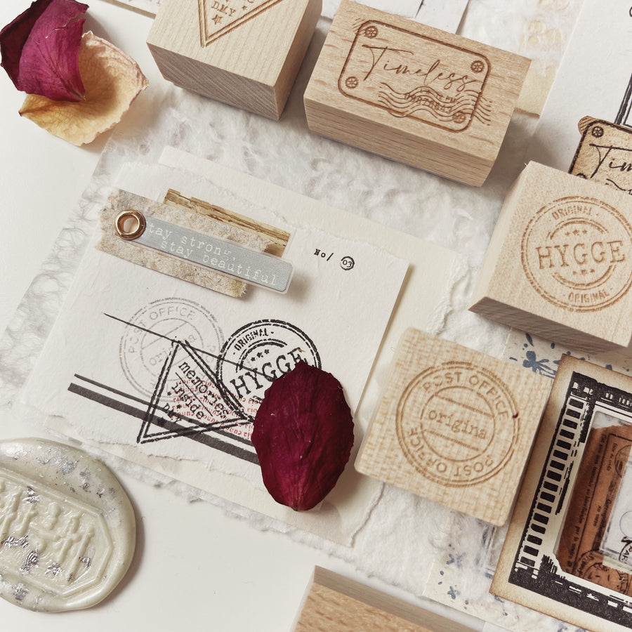 Nyret - The postcard seise rubber stamps – journalpages