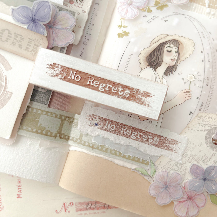 Journal Pages focus & capture rubber stamps