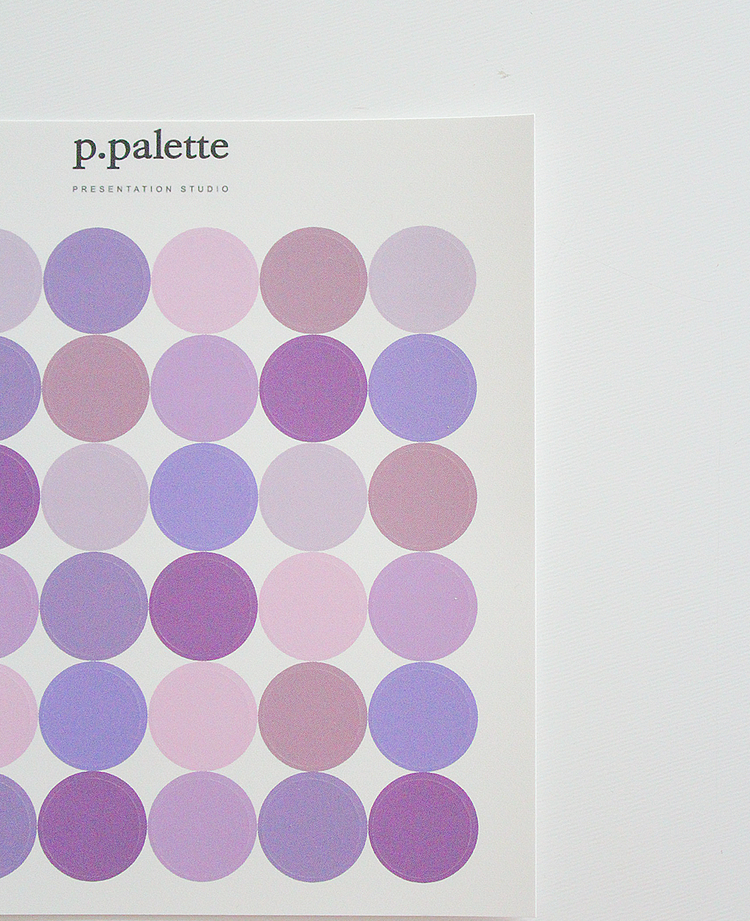 P.Palette purple Palette sticker