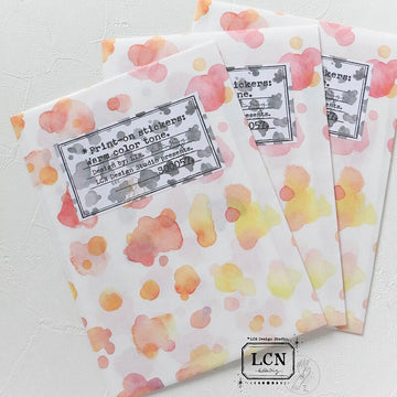 LCN Print-on stickers - Warm color tone
