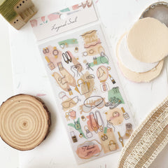Kamio Japan layered seal - happy holiday