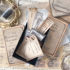 Journal Pages x Lamp x Paperi  3.0 - specimen label