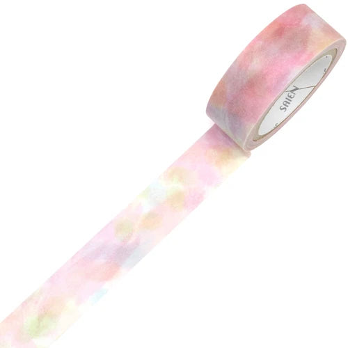 Saien x Miki Tamura multi colour washi tape 6 colour set - 3